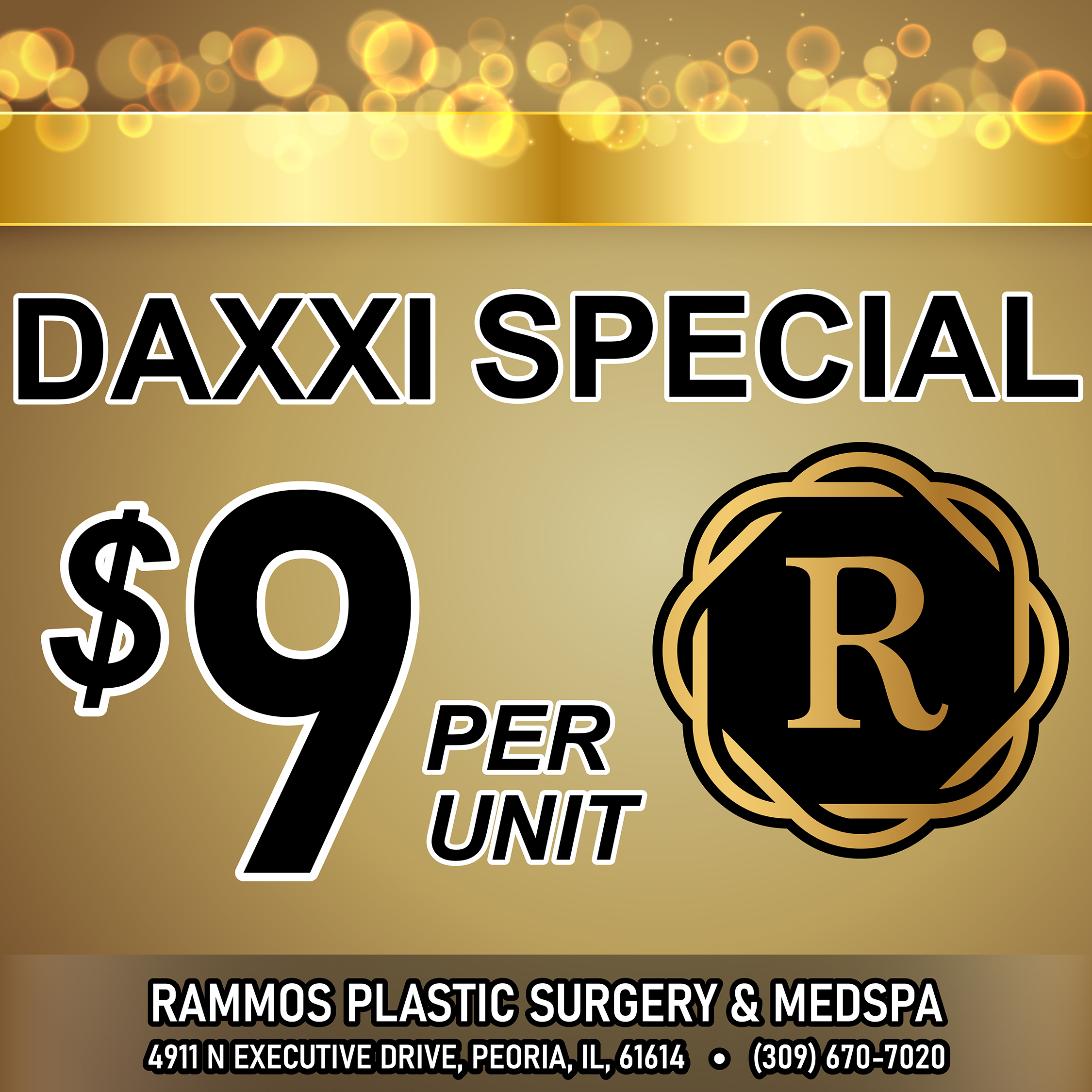 DAXXI special $9 per unit